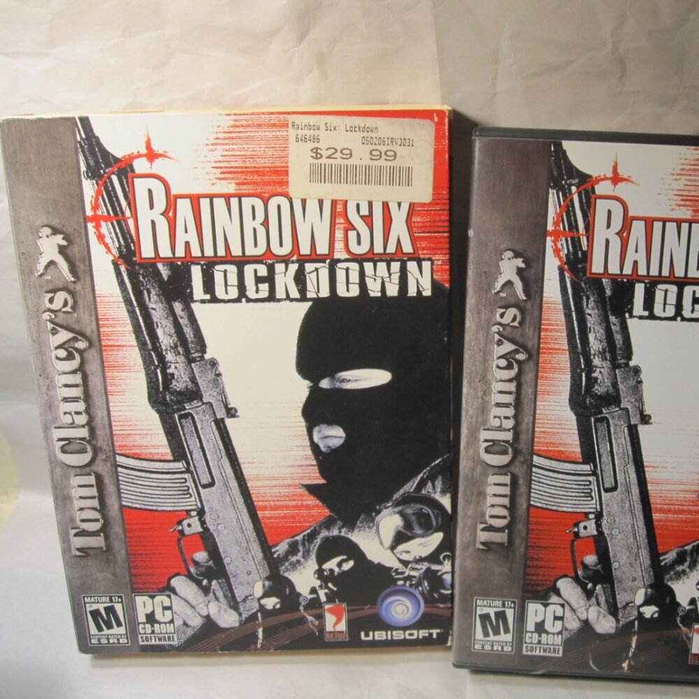 PC CD-ROM Video Game: 2006 Rainbow Six Lockdown